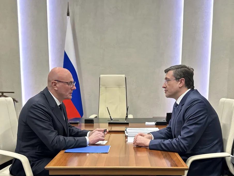 Дмитрий Чернышенко провел рабочую встречу с губернатором Нижегородской области Глебом Никитиным   